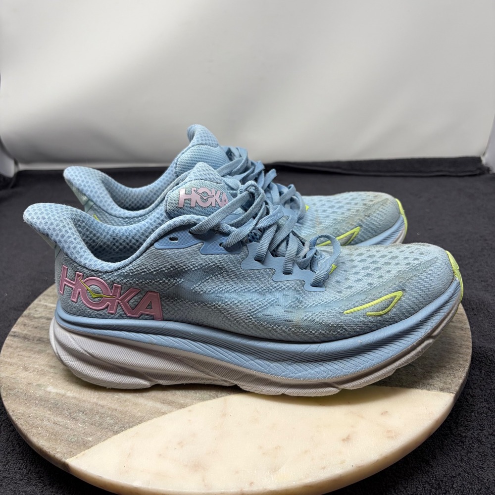 Hoka Clifton 9 Dusk Pink Twilight Womens Running Shoes 1127896-DNK Size 8B